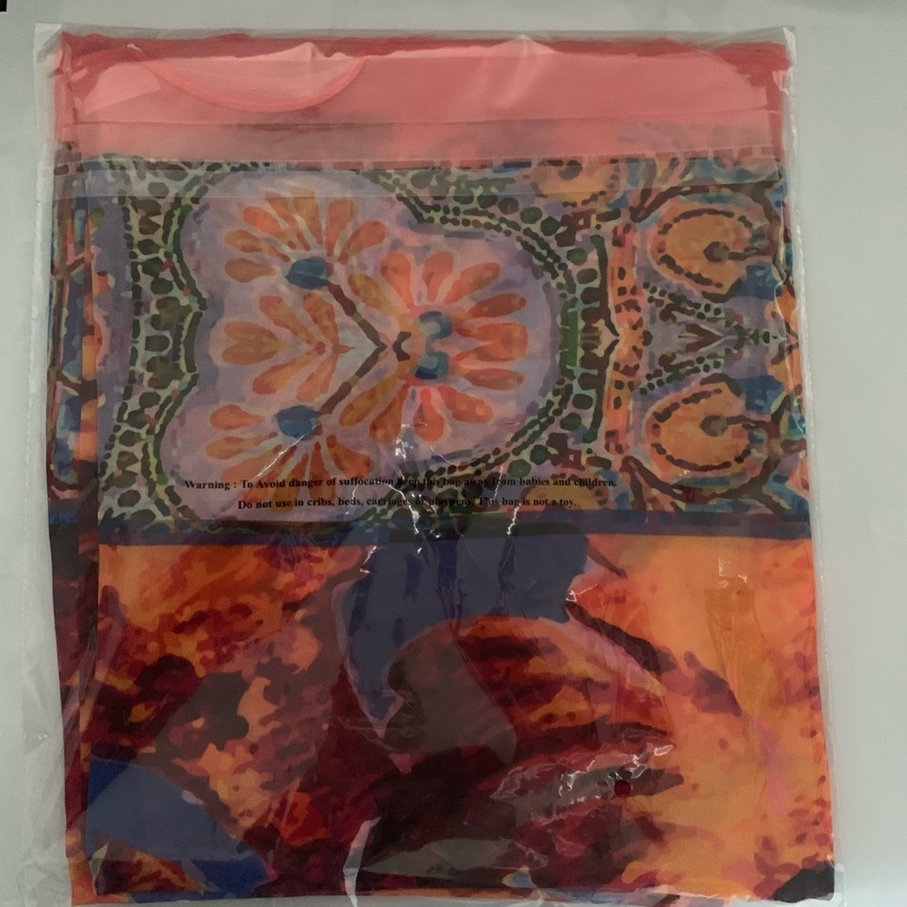 Sold out - ANTHROPOLOGIE - Cocoon wrap Coral, One Size - Picture 3 of 4